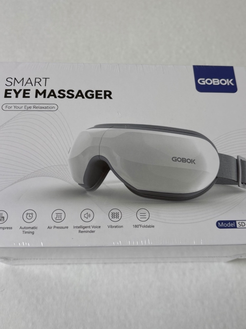 GOBOK Smart Eye Massager SD-206 Relaxation With Charge Cord NEW